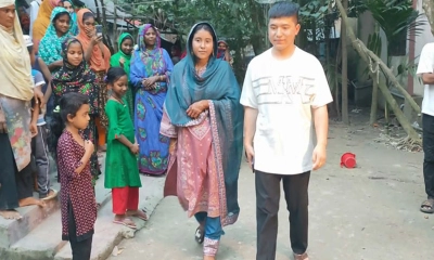 ভোলায় তরুণীর সঙ্গে চীনা যুবকের প্রেম, ধুমধাম করে বিয়ে