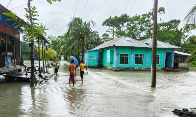 চরফ্যাশনে নিম্নাঞ্চল প্লাবিত, জনজীবন বিপর্যয়