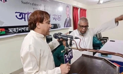 সিলেটে আলোচনা সভাতেই তর্কে জড়ালেন বিএনপির দুই নেতা 