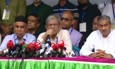 মানব জাতির কলঙ্ক শেখ হাসিনা, তাকে ক্ষমা নয়: মির্জা ফখরুল