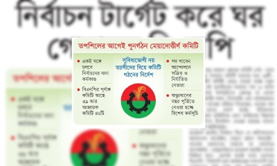 নির্বাচন টার্গেট করে ঘর গোছাচ্ছে বিএনপি