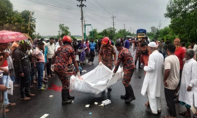 বগুড়ায় ট্রাকের ধাক্কায় মোটরসাইকেলের তিন আরোহী নিহত