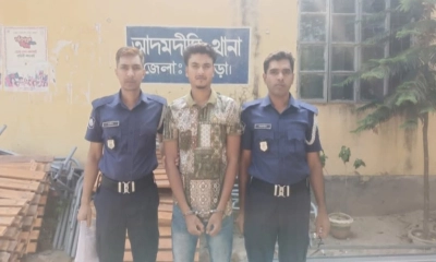 বগুড়ায় নাশকতার মামলায় ছাত্রলীগ নেতা গ্রেপ্তার