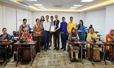 ১০০ শ্রবণ ও বাক প্রতিবন্ধী নারীকে সেলাই প্রশিক্ষণ দেবে ব্র্যাক ব্যাংক ও বিএনএফডি