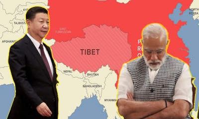 চীনের প্রেসিডেন্ট শি জিনপিং ও ভারতের প্রধানমন্ত্রী নরেন্দ্র মোদি। ছবি- রূপালী বাংলাদেশ গ্রাফিক্স