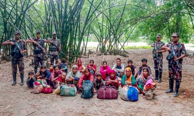 চাঁপাইনাবগঞ্জ সীমান্তে ২০ জনকে পুশইন করল বিএসএফ
