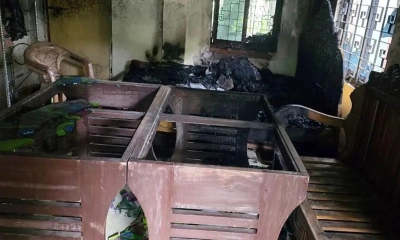 কুমিল্লায় বীর মুক্তিযোদ্ধার বাড়িতে আগুন-ভাঙচুর ও লুটপাট