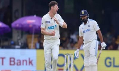 ঘরের মাঠে সর্বনিম্ন ৪৬ রানে অলআউট ভারত