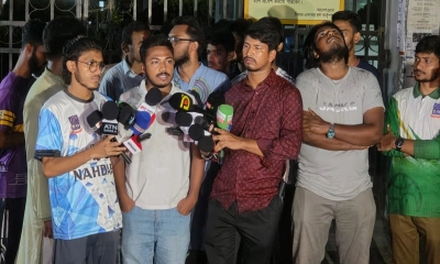 বিক্ষোভ মিছিল ও সমাবেশ করেছে ঢাকা বিশ্ববিদ্যালয়ের (ঢাবি) শিক্ষার্থীরা। ছবি- সংগৃহীত