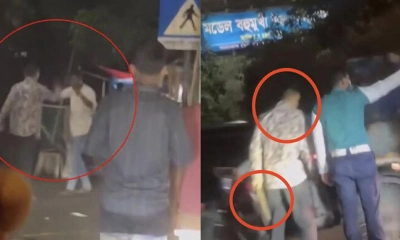 ফিল্মি স্টাইলে চাপাতি দেখিয়ে ছিনতাই, ভিডিও ভাইরাল