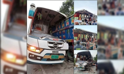 দিনাজপুরে বাস-ট্রাক সংঘর্ষে নিহত বেড়ে ৭