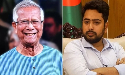 প্রধান উপদেষ্টার সঙ্গে দেখা করলেন নাহিদ ইসলাম