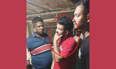 চাঁদাবাজি করতে গিয়ে জনতার হাতে আটক কথিত যুবদল নেতা