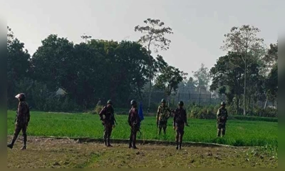 রাতের অন্ধকারে ড্রেন নির্মাণের চেষ্টা, বিজিবির বাধায় সরে গেল বিএসএফ