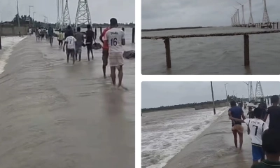 অমাবস্যার জোয়ারে কুতুবদিয়া উপকূল এলাকা প্লাবিত