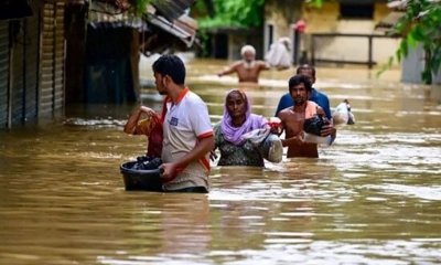 শেরপুরে পাহাড়ি ঢলে বাড়ছে নদীর পানি, বন্যা শঙ্কা