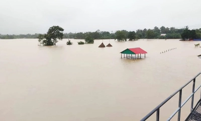 পাহাড়ি ঢল ও ভারী বর্ষণে বন্যা আতঙ্কে কুমিল্লার ৪ লাখ মানুষ