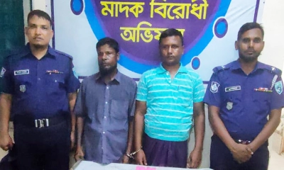 গ্রেপ্তারকৃত আসামি।   ছবি- রূপালী বাংলাদেশ