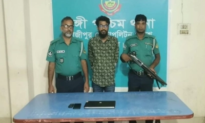 পোশাক কারখানায় ককটেল ফুটানো বৈষম্যবিরোধী নেতা আটক