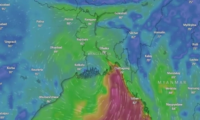 মোংলা থেকে ২৩০ কি.মি. দূরে নিম্নচাপ, বাড়ছে বাতাসের গতি