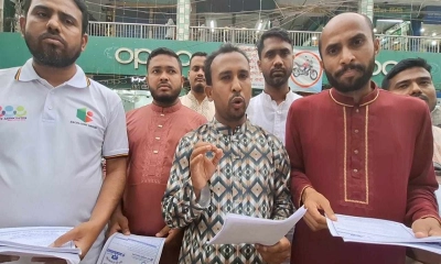 কিশোরগঞ্জে গণঅধিকার পরিষদ নেতা আবু হানিফের নির্বাচনী গণসংযোগ