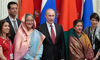 হাসিনা-টিউলিপ রাশিয়া সফরে ঘুষ নিয়েছেন ৪ বিলিয়ন পাউন্ড