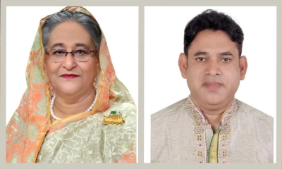 শেখ হাসিনা এবং অলিদুর রহমান হীরা। ছবি- সংগৃহীত