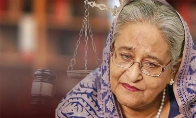 শেখ হাসিনার বিচার সরাসরি সম্প্রচার করা হবে