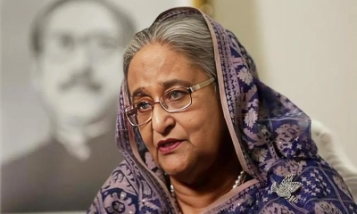 দণ্ডপ্রাপ্ত শেখ হাসিনা। ছবি- সংগৃহীত