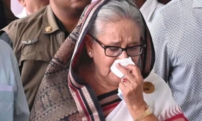 হাসিনাকে হাজির করতে ট্রাইব্যুনালের নোটিশ জারি