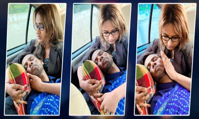 হিরো আলমকে বুকে জড়িয়ে নিলেন রিয়া মনি