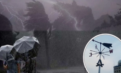 মধ্যরাতে বজ্রসহ ঝড়ের আভাস, সতর্ক সংকেত