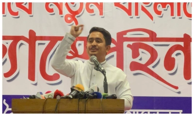 আ‍‍`লীগ নেতাকর্মীদের টিস্যুর মতো ব্যবহার করেছে খুনি হাসিনা: সারজিস