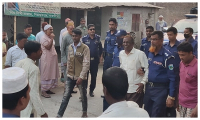 ছেলের গ্রেপ্তারের খবরে বাবার মৃত্যু