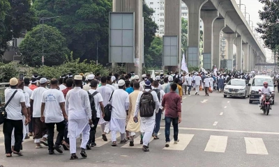 দলে দলে সোহরাওয়ার্দীতে জড়ো হচ্ছেন কর্মী-সমর্থকরা