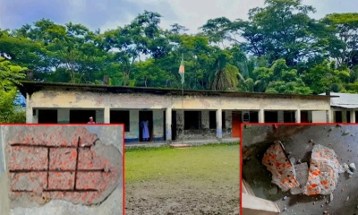 ঝালকাঠিতে পরীক্ষা চলাকালে পলেস্তারা খসে পড়ে ৭ শিক্ষার্থী আহত