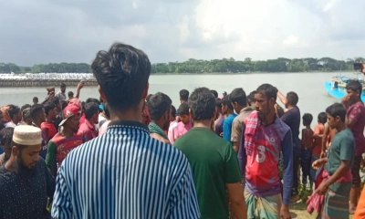 সুগন্ধা নদীতে জিও ব্যাগ ফেলতে গিয়ে শ্রমিকের মৃত্যু