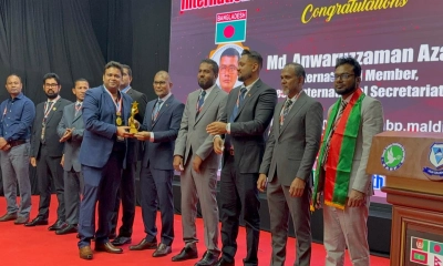 মালদ্বীপে সেরা কনটেন্ট ক্রিয়েটর অ্যাওয়ার্ড পেলেন সাংবাদিক ইমন