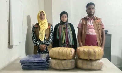 কেরাণীগঞ্জে ১০ কেজি গাঁজাসহ নারী গ্রেপ্তার