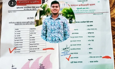 ছাত্রলীগের নেতাই হলেন ছাত্রদলের প্রচার সম্পাদক