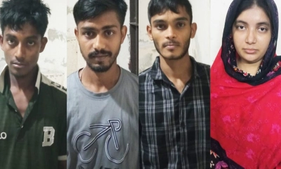 নৌকায় করে মাদক ব্যবসা, নারীসহ গ্রেপ্তার ৪