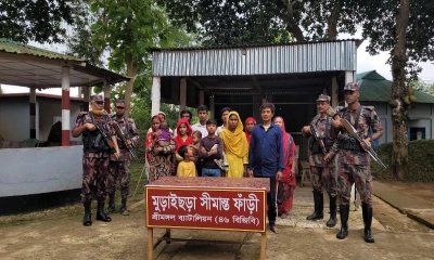কুলাউড়া সীমান্তে ১৪ জনকে পুশ-ইন