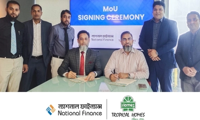 ন্যাশনাল ফাইন্যান্স ও ট্রপিক্যাল হোমস লিমিটেডের মধ্যে চুক্তি স্বাক্ষর 