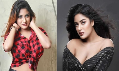 দুই পর্দায় ব্যস্ত মৌ খান