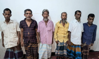 যাবজ্জীবন দণ্ডিত হওয়া ৬ আসামি। ছবি- রূপালী বাংলাদেশ