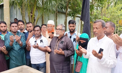 শহীদ মোহাম্মদ শাজাহানের প্রথম শাহাদাৎবার্ষিকী।  ছবি- রূপালী বাংলাদেশ