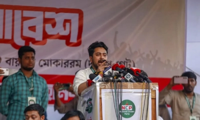 জাতীয় নাগরিক পার্টির (এনসিপি) আহ্বায়ক নাহিদ ইসলাম। ছবি- সংগৃহীত