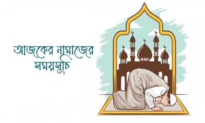 আজকের নামাজের সময়সূচি (০১ জুন, ২০২৫)