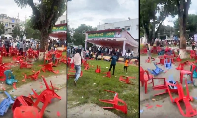 এবার এনসিপির সমাবেশস্থলে হামলা-ভাঙচুর