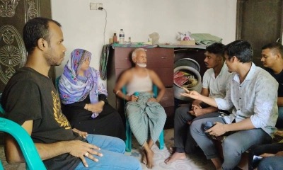 গাজীপুরে জুলাই অভ্যুত্থানে শহীদ পরিবারের পাশে এনসিপি
